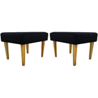 Kit 2 Puff Decorativos Charme Para Sala, Quarto, Recepção Sue