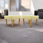 Kit 2 Puff Decorativos Charme Para Sala, Quarto, Recepção Sue