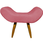 Kit 2 Puff Para Sala, Quarto E Escritório Decorativo Emilia S