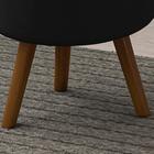 Kit 2 Puff Puf Para Sala Pes Palito Small Veludo Peer