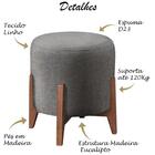 Kit 2 Puff Puf Sala Lhor Linho Rm