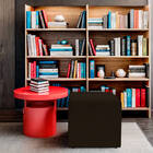 Kit 2 Puff Quadrado Para Sala E Quarto Suede - Jylcrom - Marr