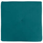 Kit 2 Puff Retangular Elo Para Sala E Quarto Suede Azul Turqu