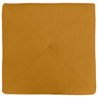 Kit 2 Puff Retangular Elo Para Sala E Quarto Suede Mostarda-