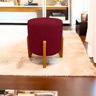 Kit 2 Puff Thor Luxo Para Sala E Quarto Suede - Jylcrom - Ver