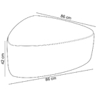 Kit 2 Puffs Decorativo Orgânico Para Sala De Estar Living Tri