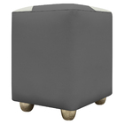 Kit 2 Puffs Decorativo Quadrado Para Sala Quarto Penteadeira