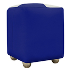 Kit 2 Puffs Decorativo Quadrado Para Sala Quarto Penteadeira