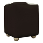 Kit 2 Puffs Decorativo Quadrado Para Sala Quarto Penteadeira