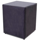 Kit 2 Puffs Decorativo Quadrados 45x35x35cm Estampado Bf Colc