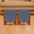 Kit 2 Puffs Decorativo Redondo Confortável Para Sala Quarto P