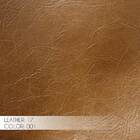 Kit 2 Puffs Decorativo Sala De Estar Frances Trio Couro Marro