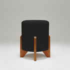 Kit 2 Puffs Decorativos Eloah Redondo Assento Extra Para Sala