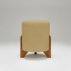 Kit 2 Puffs Decorativos Eloah Redondo Assento Extra Para Sala