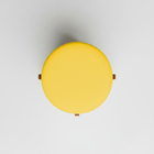 Kit 2 Puffs Decorativos Eloah Redondo Assento Extra Para Sala