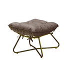 Kit 2 Puffs Decorativos Sala De Estar Caim Base De Ferro Dour