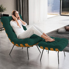 Kit 2 Puff's Decorativos Sala De Estar Costela L02 Bouclê Ver