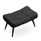 Kit 2 Puffs Decorativos Sala De Estar Pés Palito Letty Facto