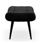 Kit 2 Puffs Decorativos Sala De Estar Pés Palito Letty Facto