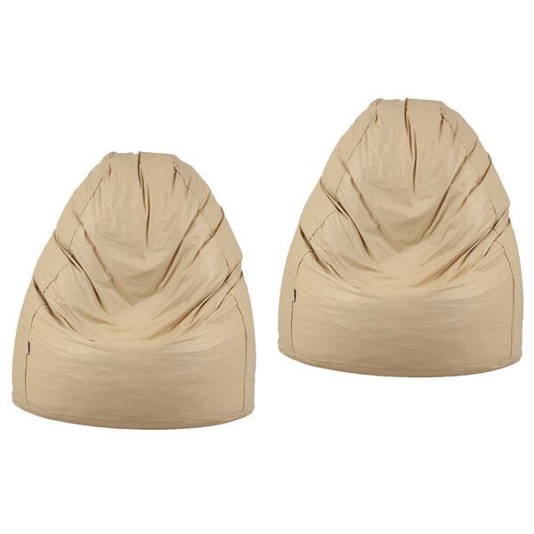 Kit 2 Puffs Fofão Pop Marfim L31 - Stay Puff