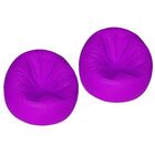 Kit 2 Puffs Redondo Pop Roxo L31 - Stay Puff