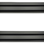 Kit 2 Puxador Concha Preto Fosco Italy Line Il155  192mm