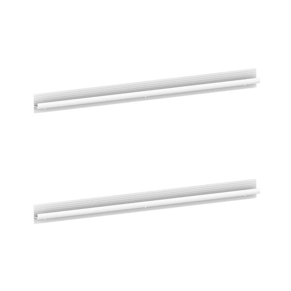 Kit 2 Puxadores 59,2cm Para Armário Cozinha Aéreo/balcão 120c