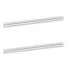 Kit 2 Puxadores 60,3cm Para Armário Cozinha Paneleiro 62cm Ve