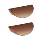 Kit 2 Puxadores Concha Arizona Cabecasa Madeiraoriginals Cobre