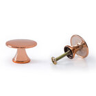 Kit 2 Puxadores Dourado Ponto E 6 Puxadores Concha Rose Gold