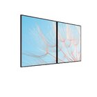 Kit 2 Quadro Tela Decorativa Com Moldura Dente De Leão Céu -