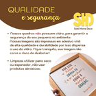 Kit 2 Quadros 25x60 Infantil Safari Estrelado Moldura Branca