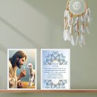 Kit 2 Quadros Benção Do Lar - Jesus 33x24cm Moldura Preta