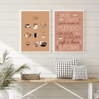 Kit 2 Quadros Café De Todo Jeito 45x34cm - Com Vidro Moldura