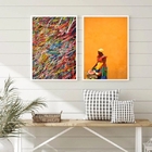 Kit 2 Quadros Decorativos Bahia- Fotografia Baiana 33x24cm Mo