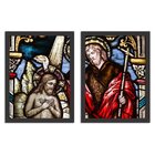 Kit 2 Quadros Decorativos Batismo Jesus