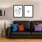 Kit 2 Quadros Decorativos Cachorro Shih Tzu