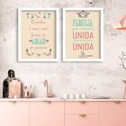 Kit 2 Quadros Decorativos Cozinhar É Amar