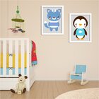 Kit 2 Quadros Decorativos Infantil Cute Friends