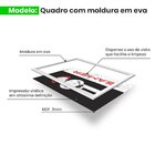 Kit 2 Quadros Decorativos Meu Rodapé Gamer Vermelho 34x44