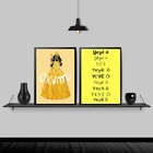 Kit 2 Quadros Decorativos Oxum Yeyê 33x24cm Moldura:madeira P