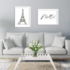 Kit 2 Quadros Decorativos Paris Fellings