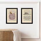 Kit 2 Quadros Decorativos Pequeno Príncipe Vintage 45x34cm -