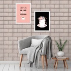 Kit 2 Quadros Depois Do Café Me Expresso 24x18cm Moldura Bran