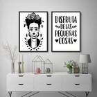 Kit 2 Quadros Disfruta Las Pequeñas Cosas 24x18cm - Com Vidro