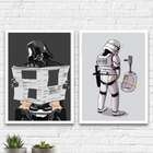 Kit 2 Quadros Divertidos Banheiro Masculino 45x34cm Moldura:m