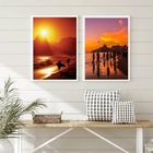 Kit 2 Quadros Esportes Praia De Ipanema- Rio De Janeiro 24x18