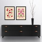 Kit 2 Quadros Flower Market - Lisboa E Barcelona 24x18cm - Co