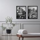 Kit 2 Quadros Fotografias Antigas São Paulo 33x24cm - Com Vid