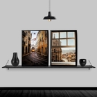 Kit 2 Quadros Fotos Portugal 45x34cm Moldura:madeira Branca